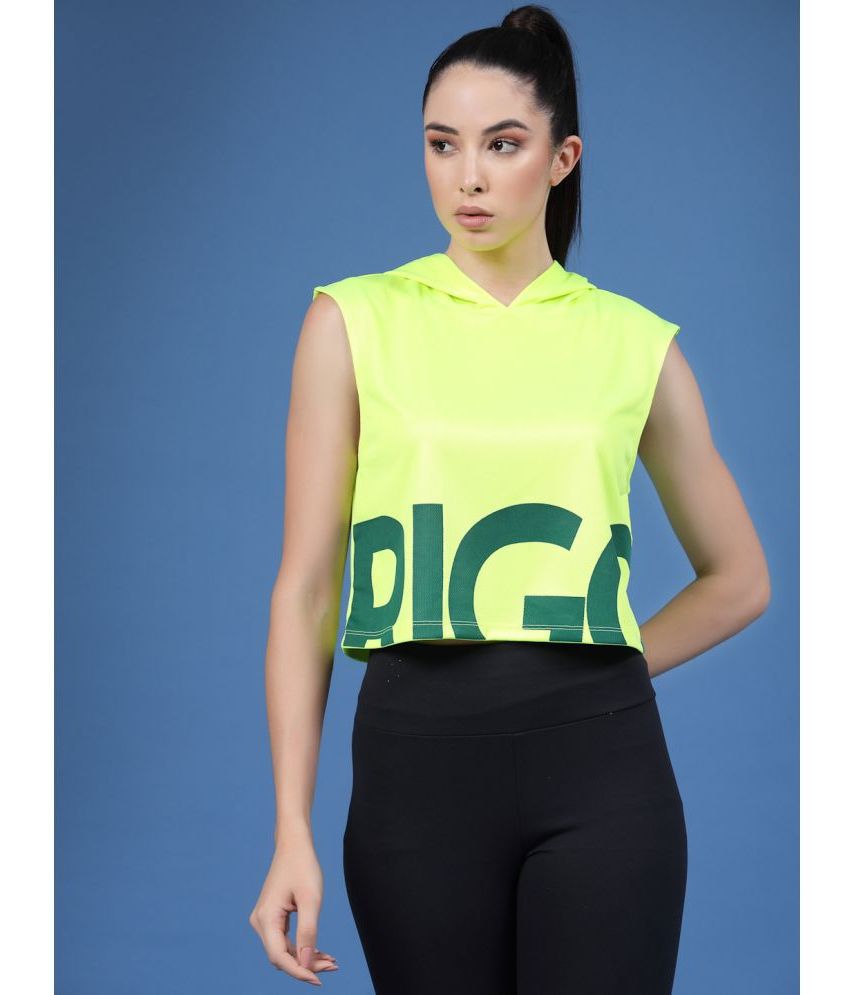     			Rigo - Mint Green Polyester Women's Crop Top ( Pack of 1 )