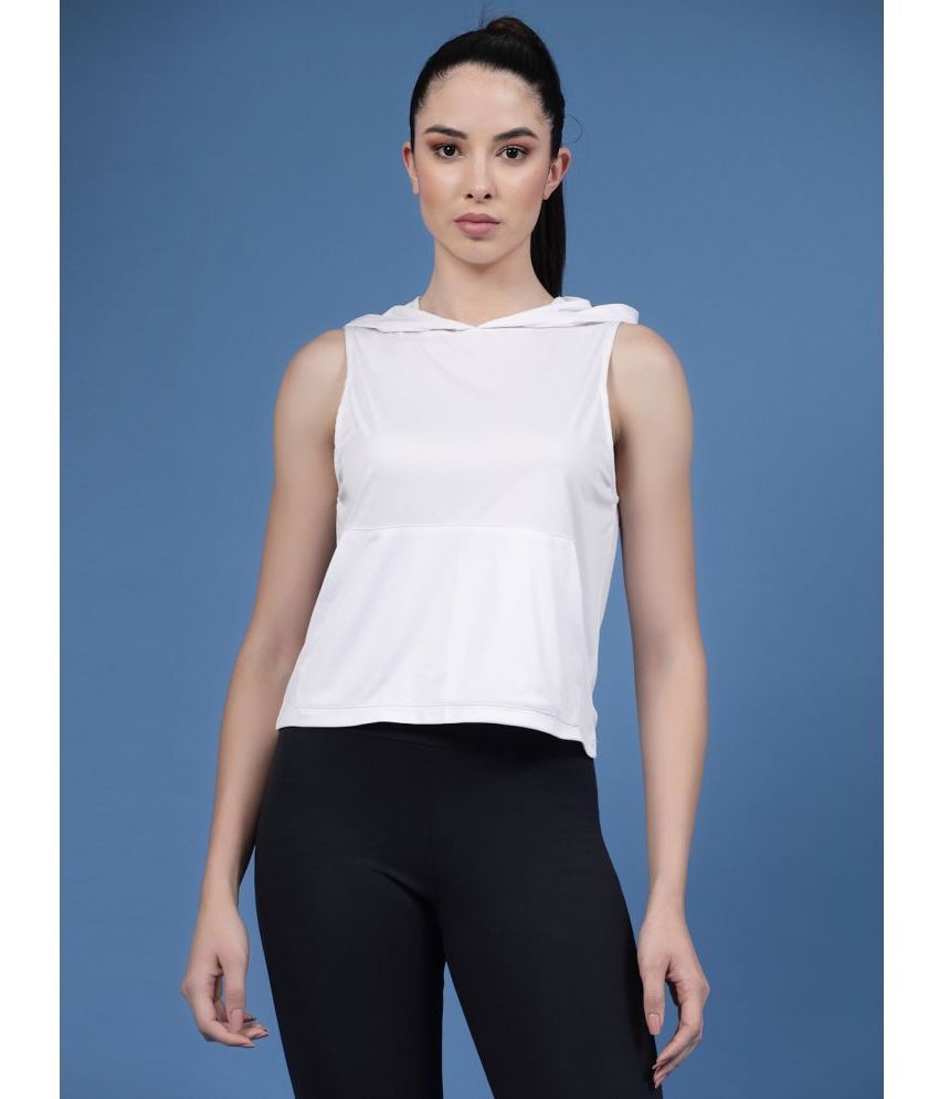     			Rigo - White Polyester Women's Crop Top ( Pack of 1 )