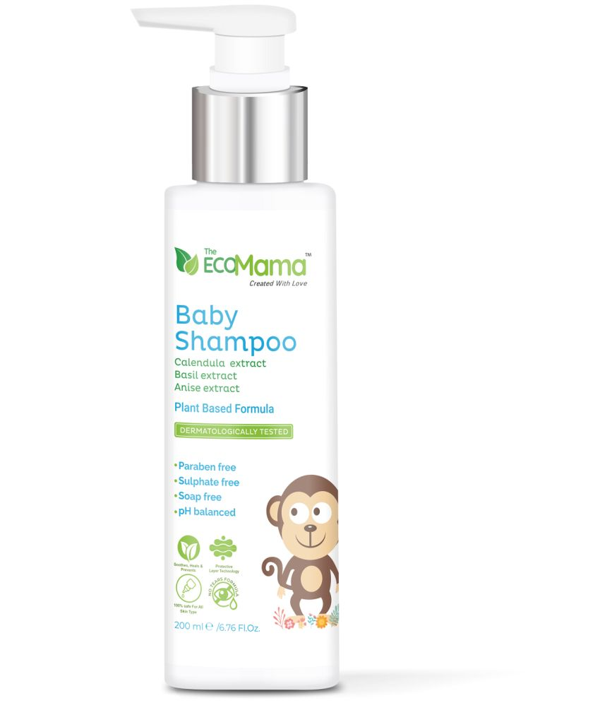     			The Eco Mama Gentle Cleansing Baby Shampoo (200 ML) Vegan & Toxin Free Natural Baby Shampoo 200 ml ( 1 pcs )