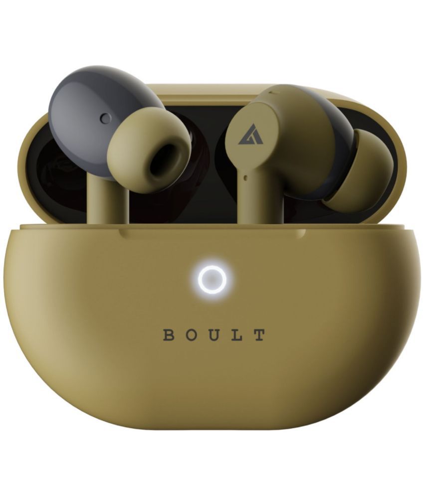     			Boult Audio AirBass W40 Bluetooth True Wireless (TWS) In Ear 45 Hours Playback Powerfull bass IPX5(Splash & Sweat Proof) Green