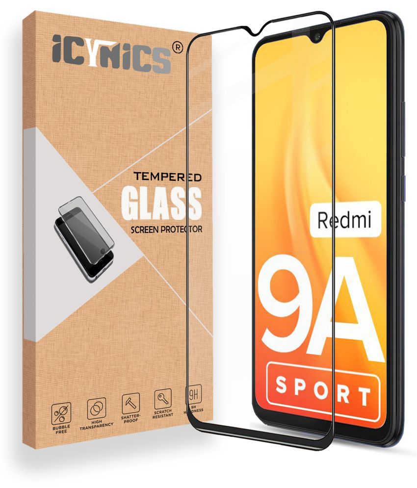     			Icynics - Tempered Glass Compatible For Redmi 9A sport ( Pack of 1 )