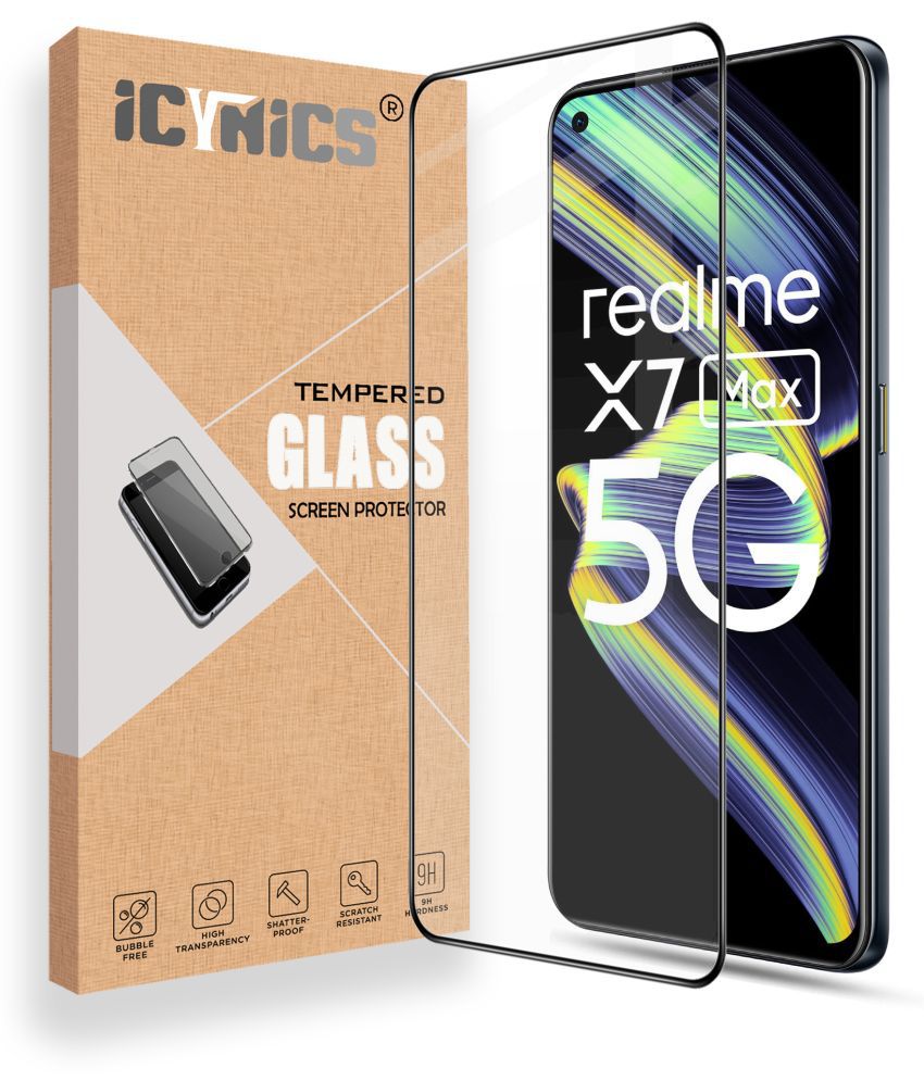    			Icynics - Tempered Glass Compatible For Realme X7 Max 5G ( Pack of 1 )