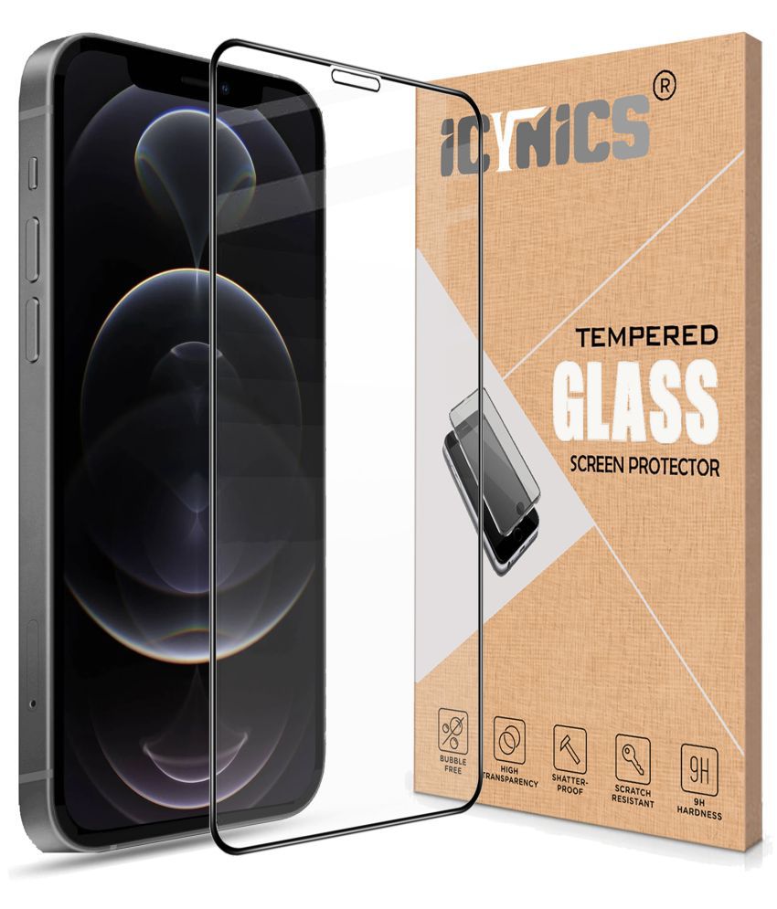     			Icynics - Tempered Glass Compatible For Apple iPhone 12 Pro ( Pack of 1 )