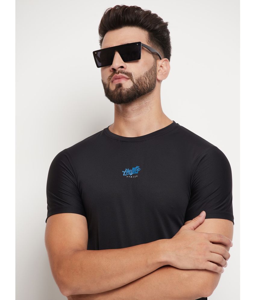     			MXN - Black Cotton Blend Regular Fit Men's T-Shirt ( Pack of 1 )