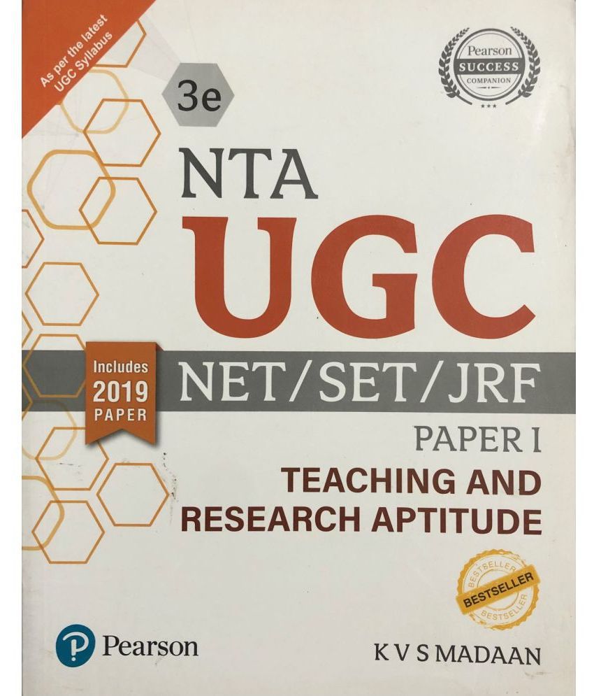     			NTA UGC - NET/SET/JRF Paper I ( Teaching And Research Aptitude)