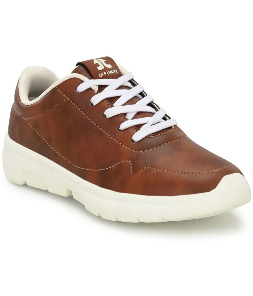     			OFF LIMITS - Tan Boy's Sneakers ( 1 Pair )