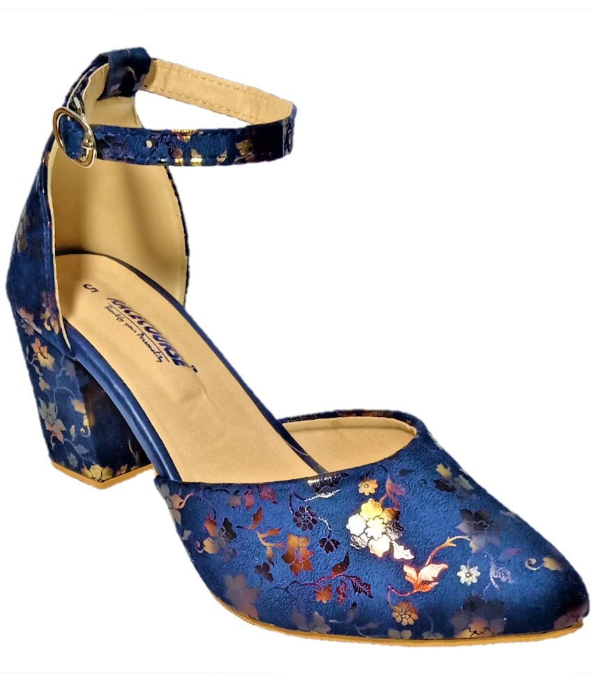     			Racecourse - Blue Women's Sandal Heels