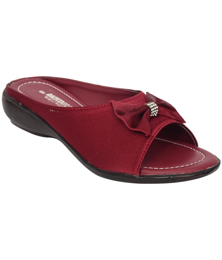     			Racecourse - Maroon Women's Slip On Heels