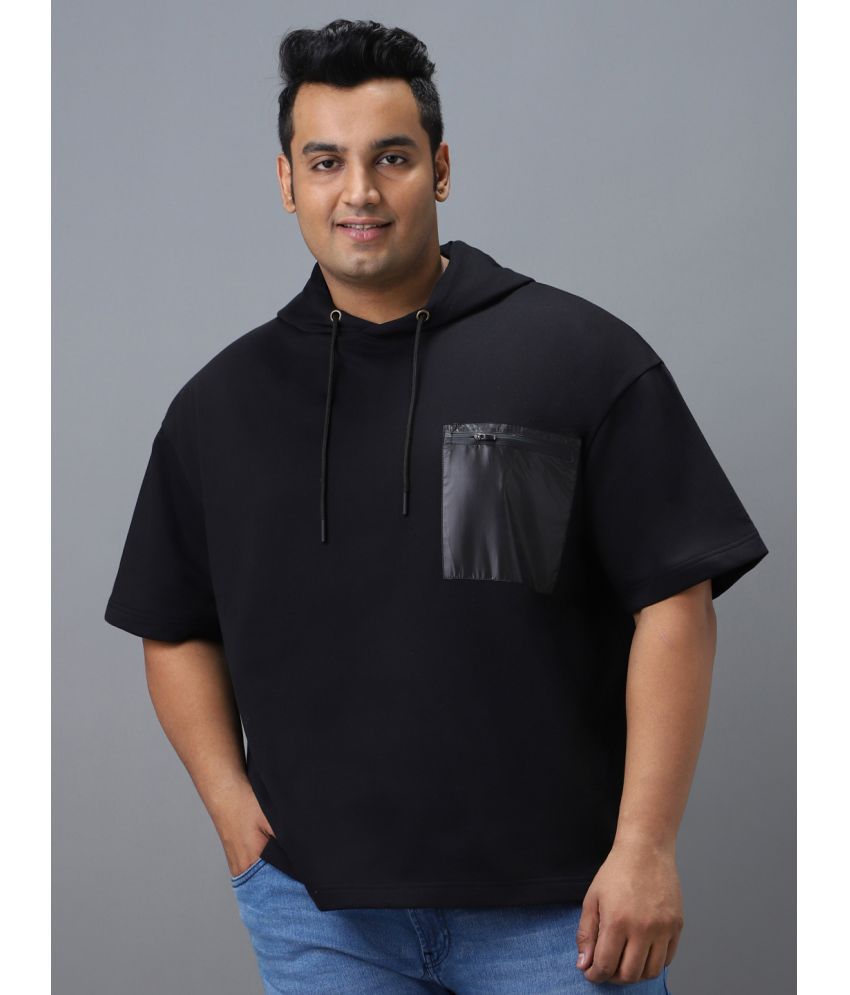     			Urbano Plus - Black Cotton Blend Regular Fit Men's Sweatshirt ( Pack of 1 )