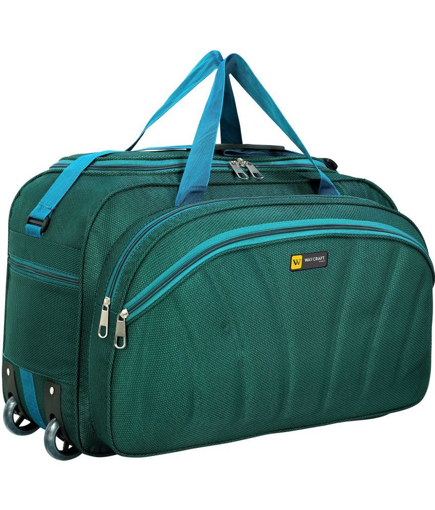     			Waycraft - 55 Ltrs Green Polyester Duffle Bag