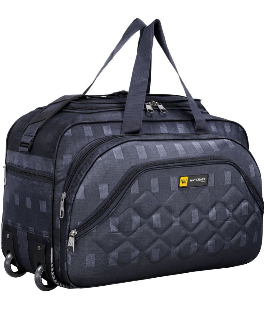     			Waycraft - 55 Ltrs Grey Polyester Duffle Bag