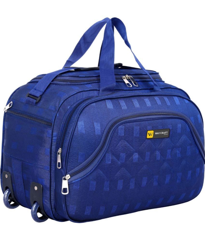     			Waycraft - 55 Ltrs Navy Polyester Duffle Bag