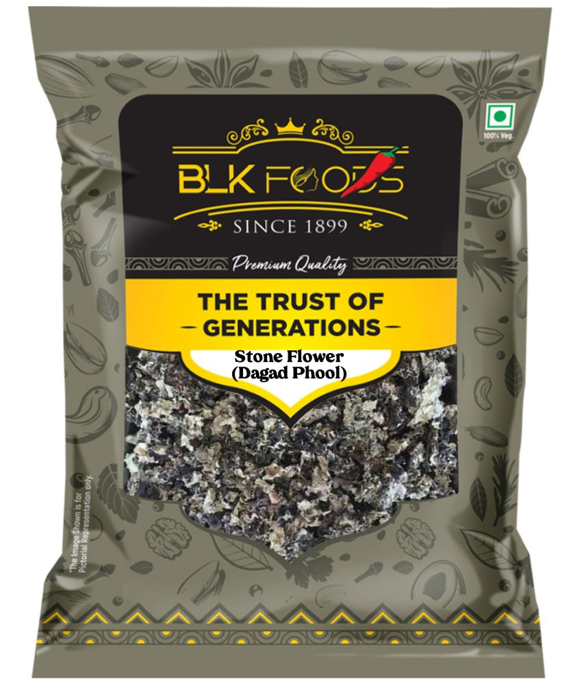     			BLK FOODS _100g Stone Flower Whole Spices | Dagad Phool, 100 gm