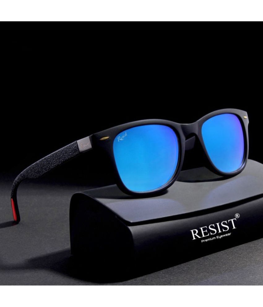     			RESIST EYEWEAR - Black Rectangular Sunglasses ( Pack of 1 )