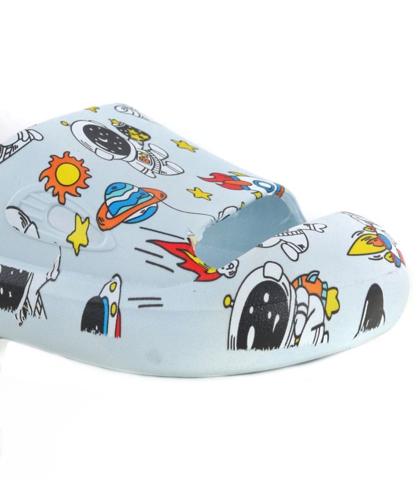     			Yellow Bee Space Theme Slides for Boys, Blue