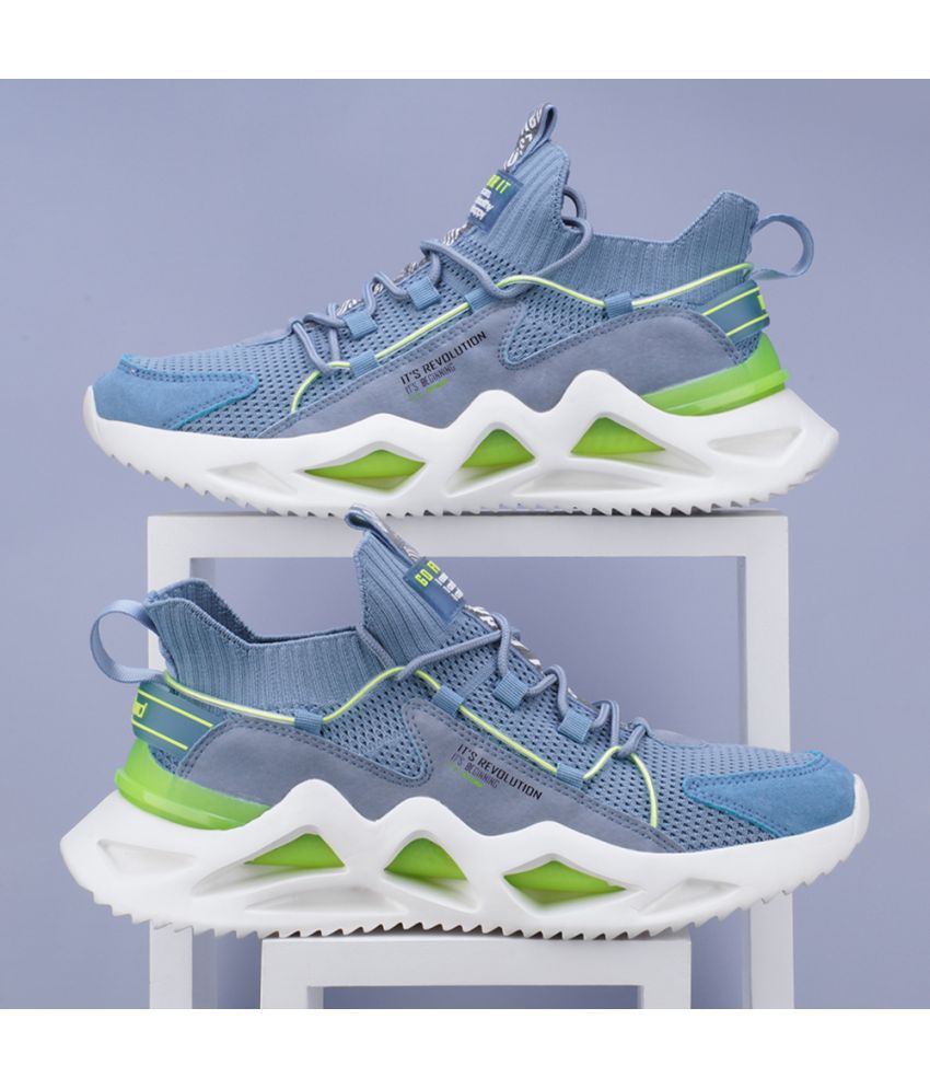     			atom Blue Men's Sneakers