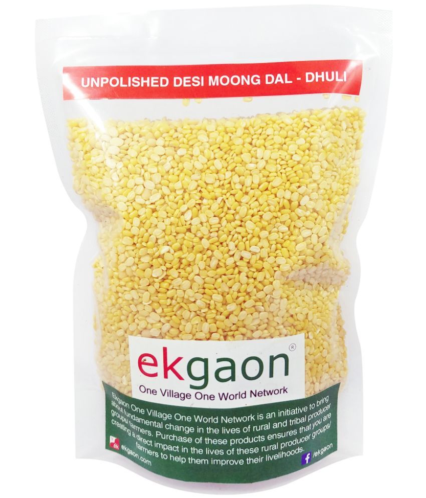     			Ekgaon Unpolished Desi Moong Dal - Dhuli 950 gm