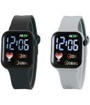 DECLASSE - Black Dial Digital Boys Watch ( Pack Of 2 )