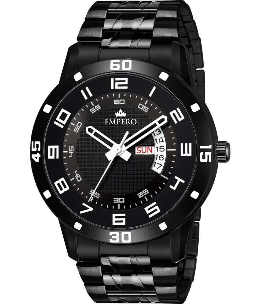     			EMPERO - Black Stainless Steel Analog Men's Watch