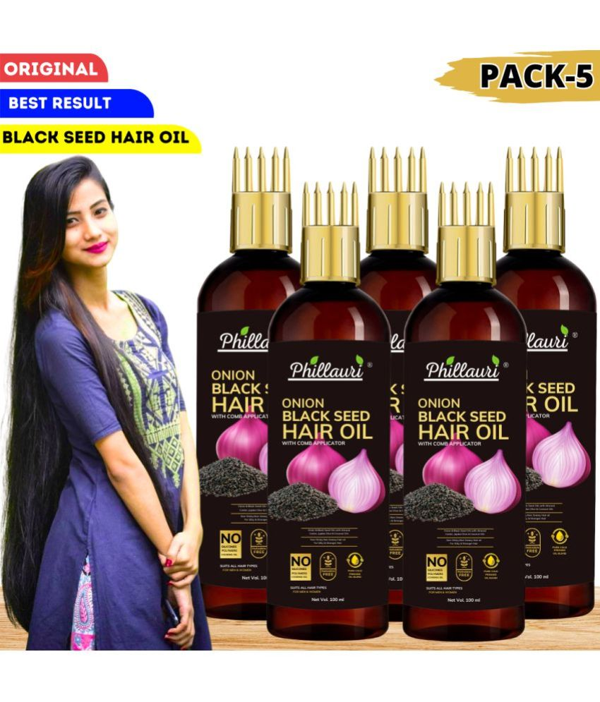     			Phillauri - Anti Hair Fall Onion Oil 500 ml ( Pack of 5 )