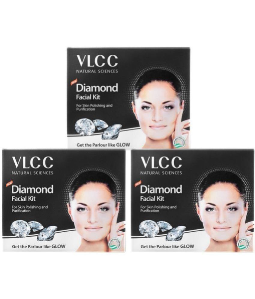     			VLCC Diamond Single Facial Kit, 60 g (Pack of 3)