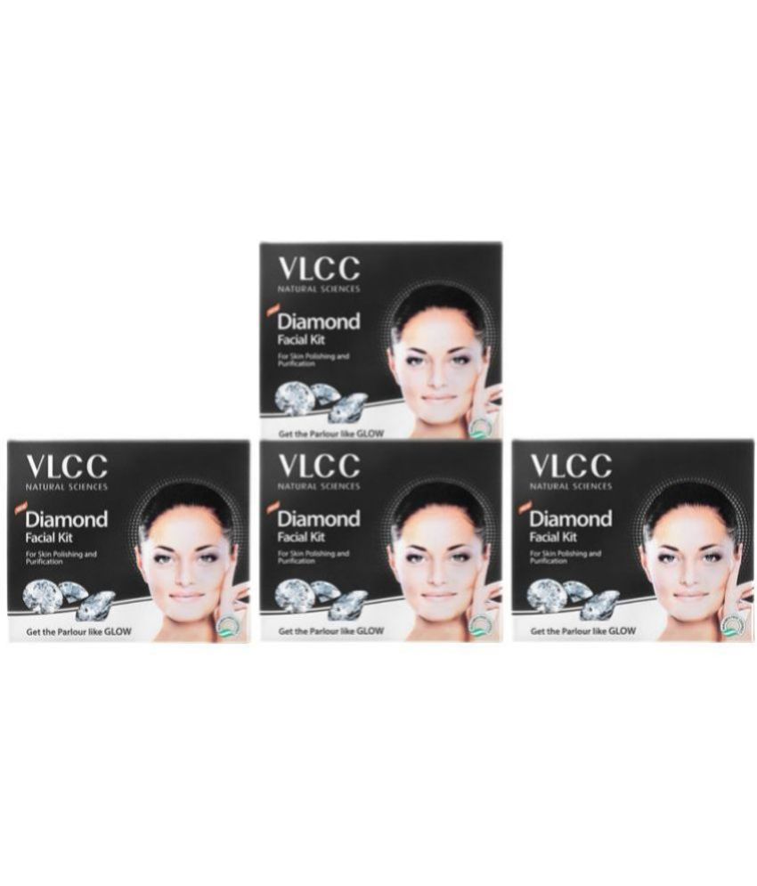     			VLCC Diamond Single Facial Kit, 60 g (Pack of 4)
