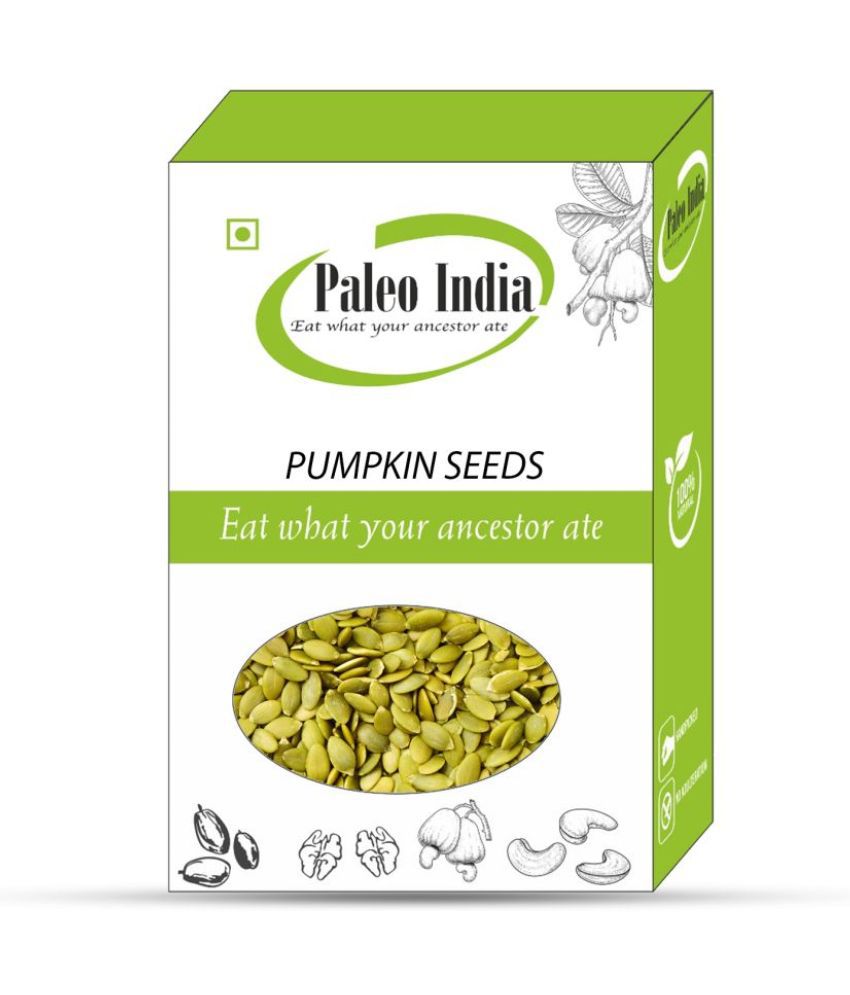     			Paleo India 200gm Pumpkin Seeds| Seeds for Eating| Dry Fruits and Seeds