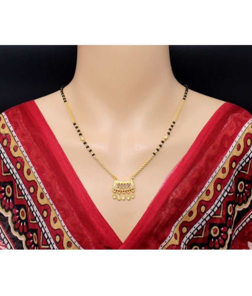     			Soni jewellery Golden Mangalsutra ( Pack of 1 )