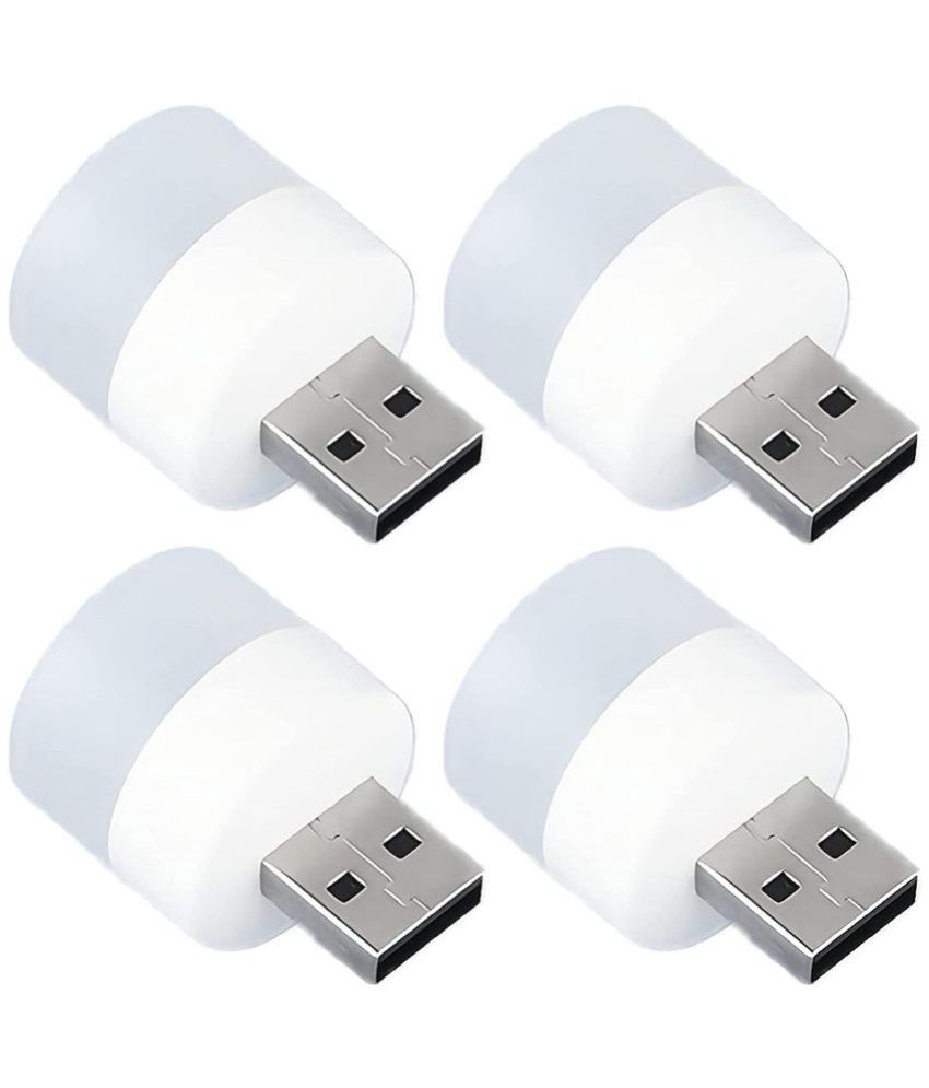     			Prince Glow USB Light White Pack of Pack of 4
