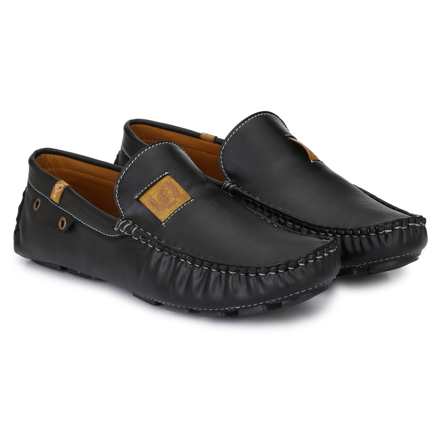     			Prolific - Black Men's Slip on loafers