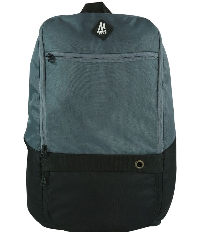     			mikebag 13 Ltrs Black Polyester College Bag