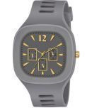 Renaissance Traders - Light Grey PU Analog Men's Watch