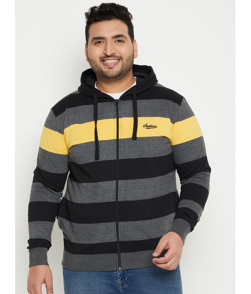     			AUSTIVO Fleece Hooded Men's Sweatshirt - Multi ( Pack of 1 )