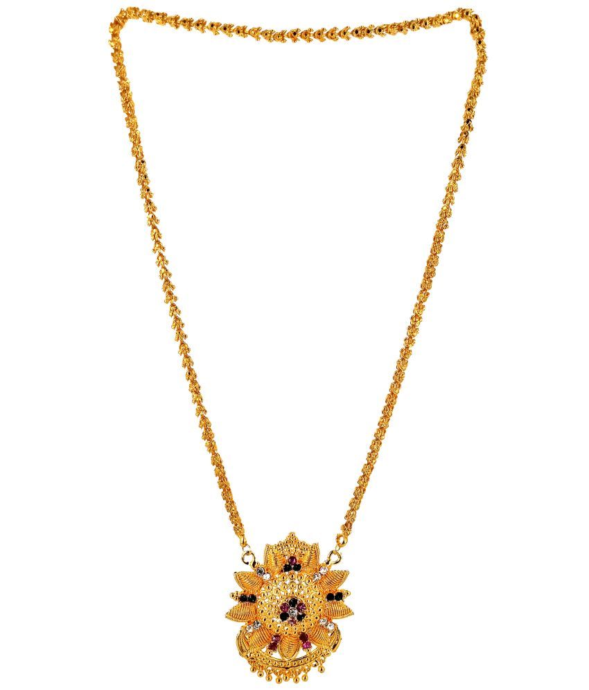     			JIPPA - Golden Mangalsutra ( Pack of 1 )