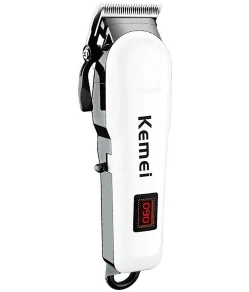     			Kemei - KM-809A White Cordless Beard Trimmer With 240 minutes Runtime