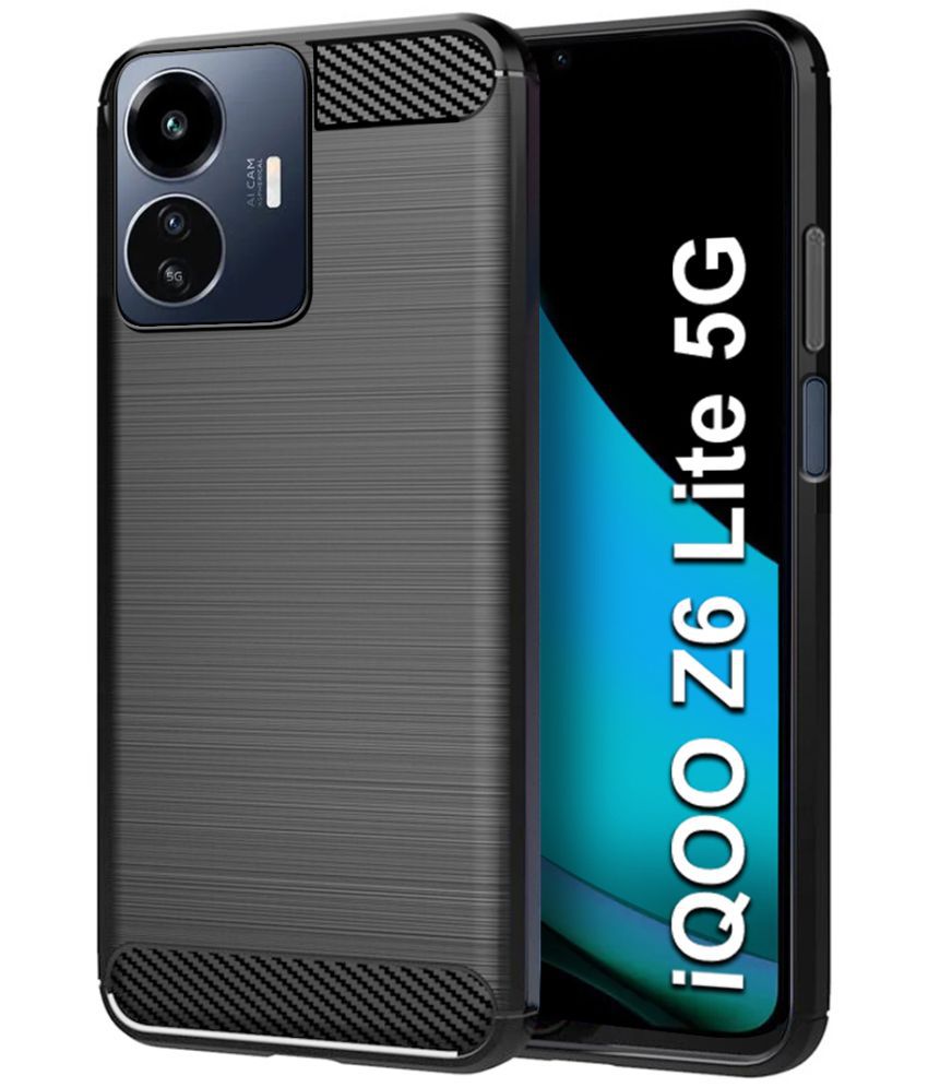     			NBOX - Hybrid Covers Compatible For Rubber iQOO Z6 Lite 5G ( Pack of 1 )