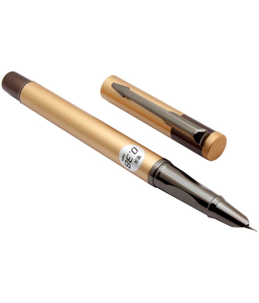     			Srpc Luoshi 3568 Fountain Pen Gold & Gunmetal Fine Nib