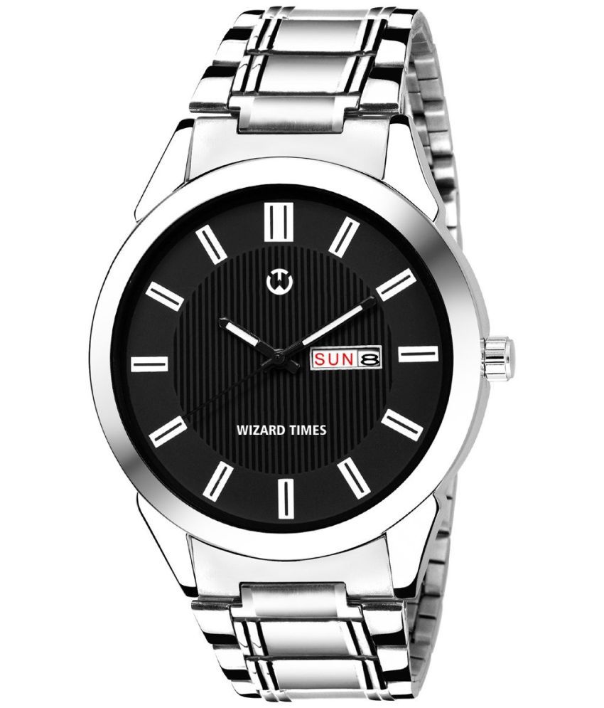     			Wizard Times - Silver Stainless Steel Analog Men's Watch