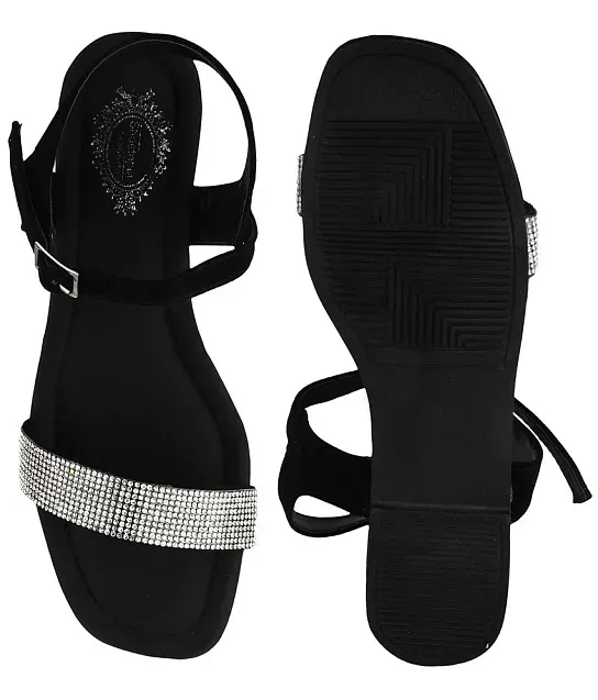 INDIA BLACK Sandal for Women - Brador Shop Online