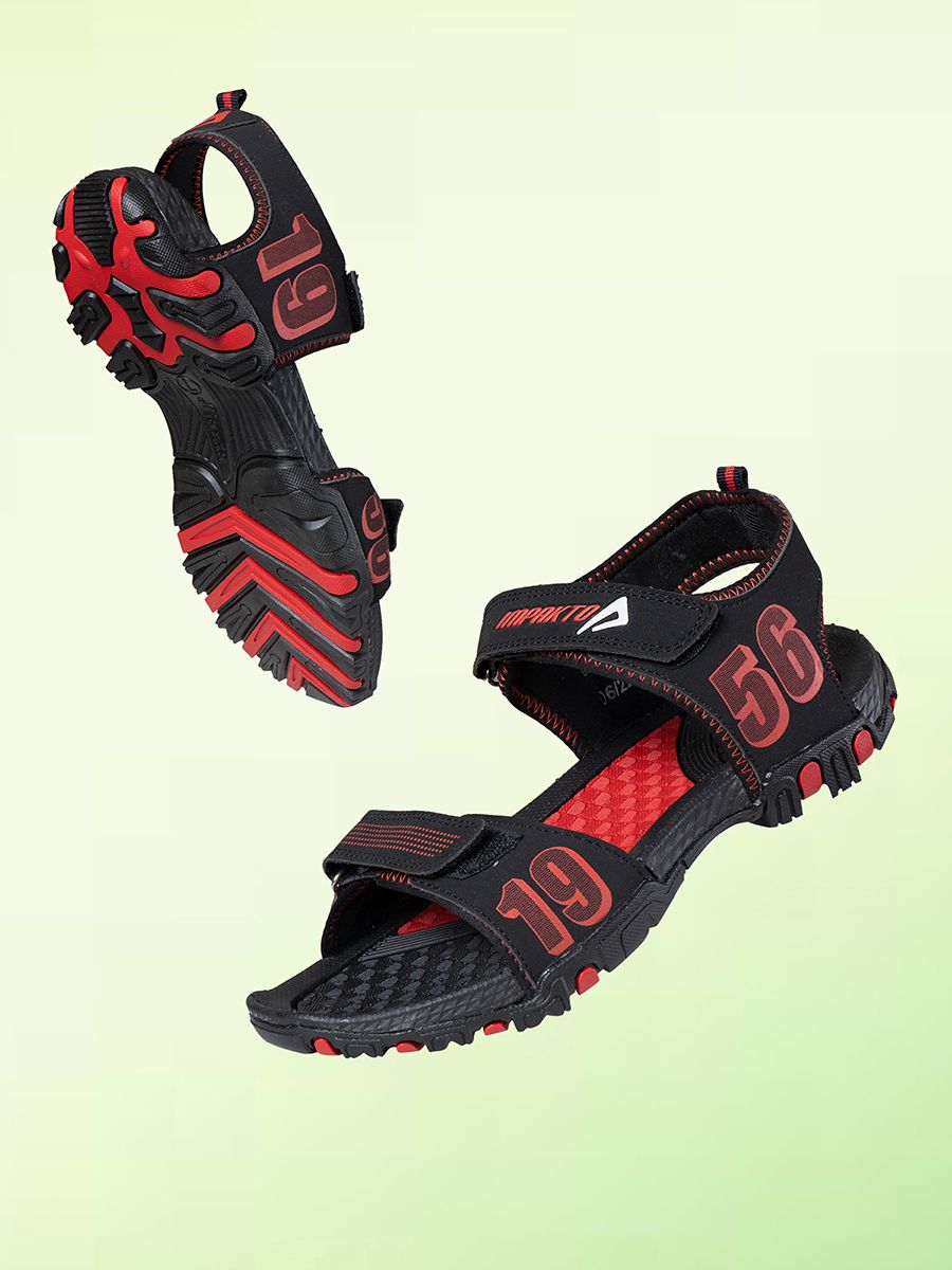     			Impakto - Black Men's Floater Sandals