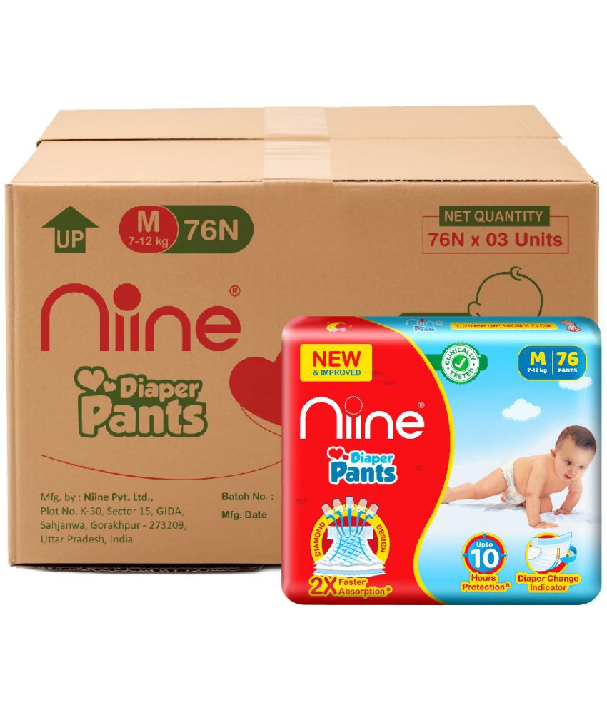     			NIINE - M Diaper Pants ( Pack of 3 )