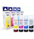 TEQUO 003 For L1110 Ink Multicolor Pack of 4 Cartridge for EPS0N For L3110 L3150 L3115 L3116 L3101 L1110 L3151 L3152 L3156 L5190 Printer