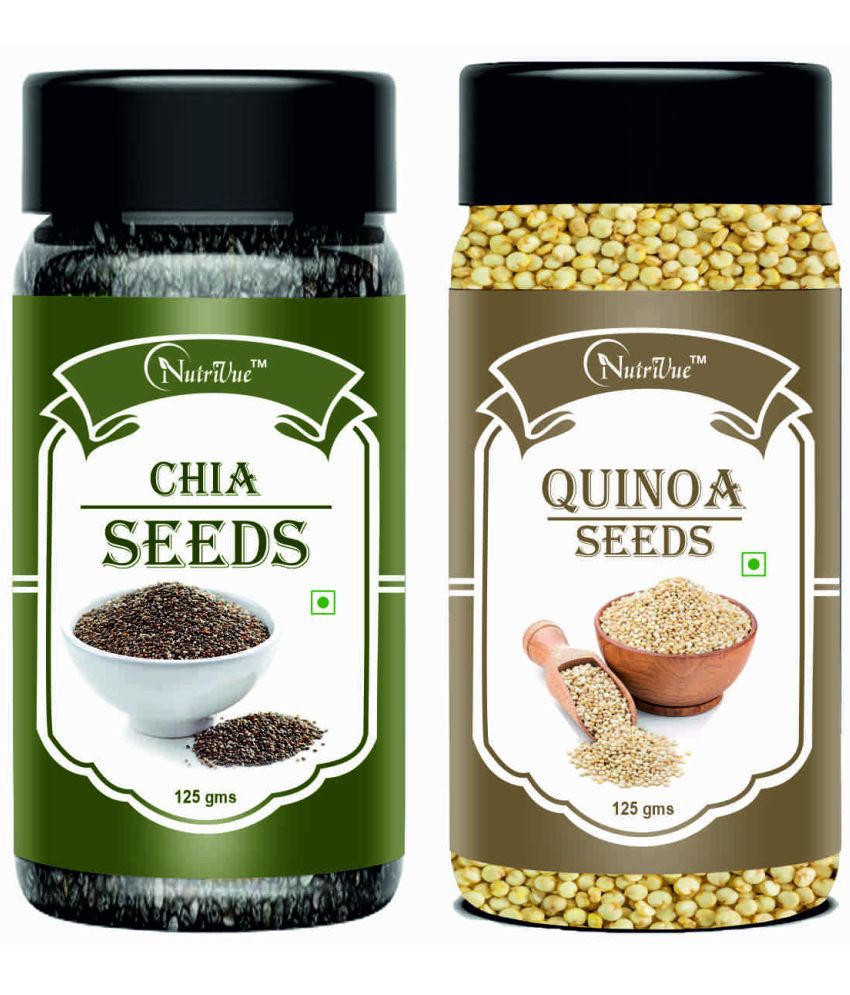     			NUTRIVUE Chia Seeds & Quinoa Seeds 250 gm Pack of 2