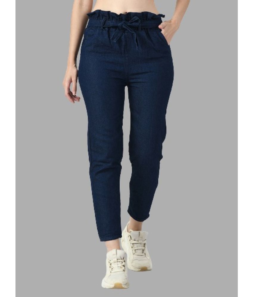     			DKGF Fashion - Navy Blue Denim Slim Fit Women's Jeans ( Pack of 1 )