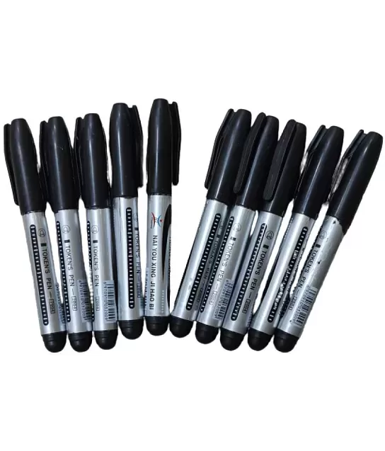 Generic 5Pcs Oily White Marker Pen Waterproof DIY Black Paper Drawing  Artist @ Best Price Online