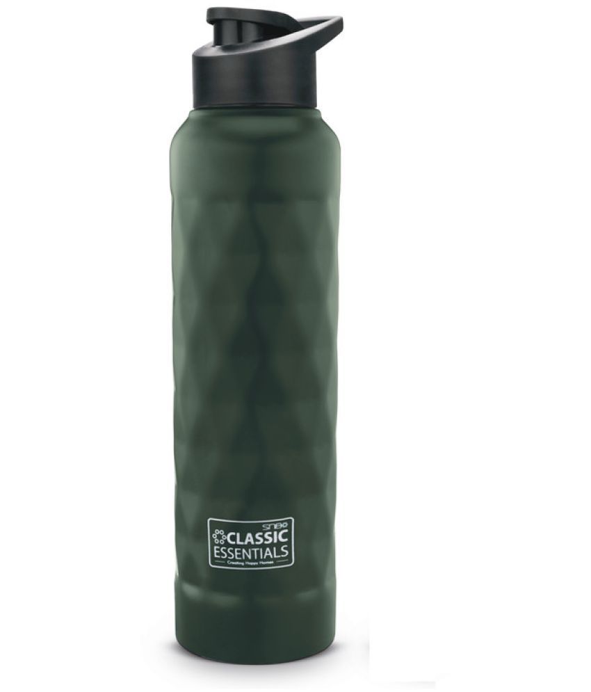     			Classic Essentials Puro Sipper Bottle for Home|Office|Travel|School Dark Green Sipper Water Bottle 1000 mL ( Set of 1 )