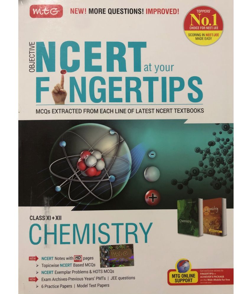     			Objective NCERT at your Fingertips for NEET-AIIMS - Chemistry