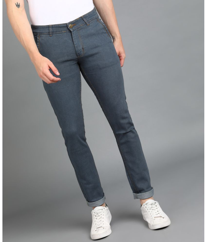     			Supernova Inc. Slim Fit Washed Men's Jeans - Grey ( Pack of 1 )