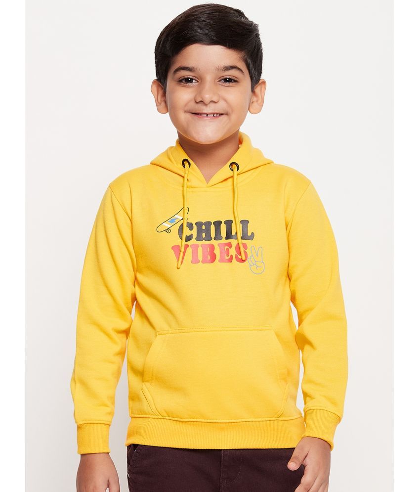     			UBX - Yellow Fleece Boys Sweatshirt ( Pack of 1 )