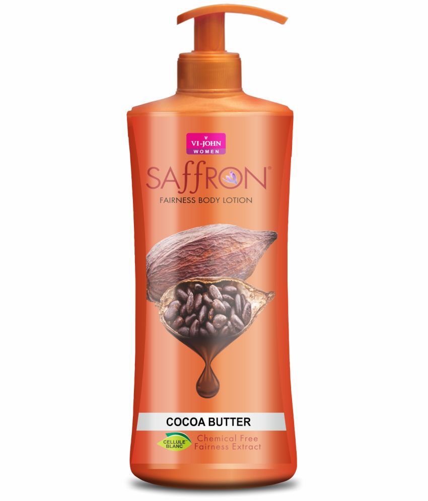     			VI-JOHN Saffron Cocoa Butter Fairness Body Lotion for Men & Women 400ml